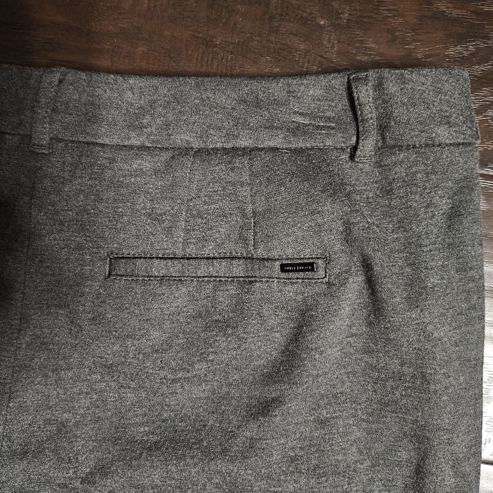 White House Black Market Gray Slim Ankle Pants Size 14 - Picture 5 of 10